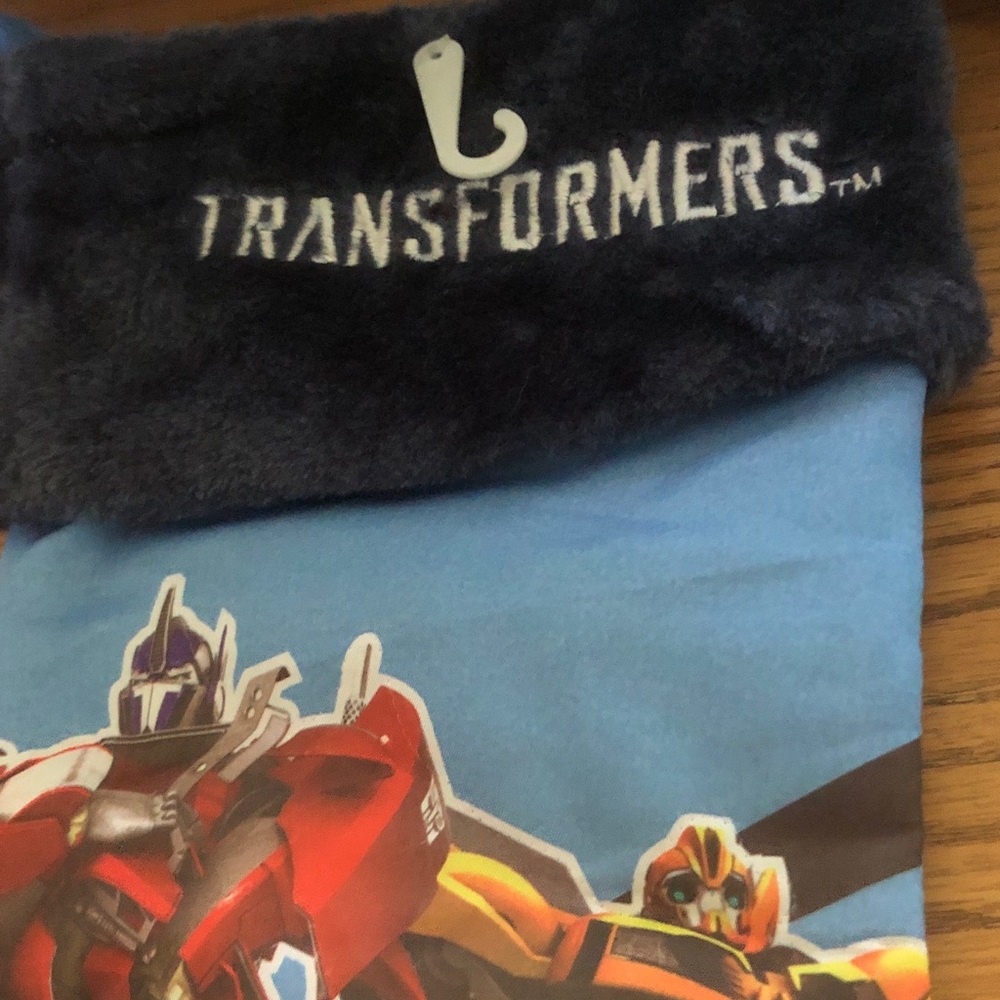 Transformers Kids Graphic Blanket - Blue & Navy